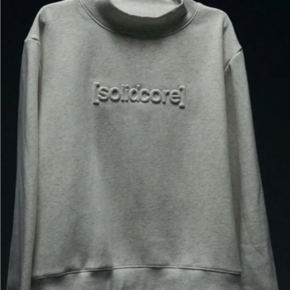 Solidcore solidays mockneck sweatshirt